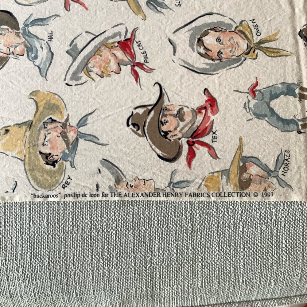 Vintage Alexander Henry Fabric Collection 
The buckaroos - Picture 2 of 4